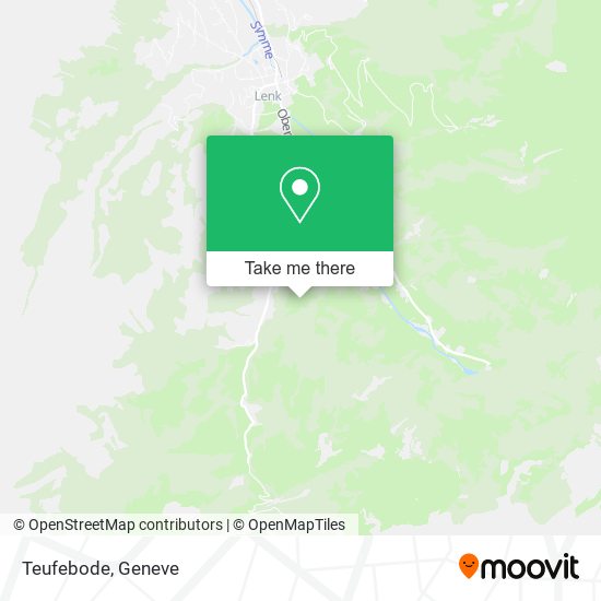 Teufebode map
