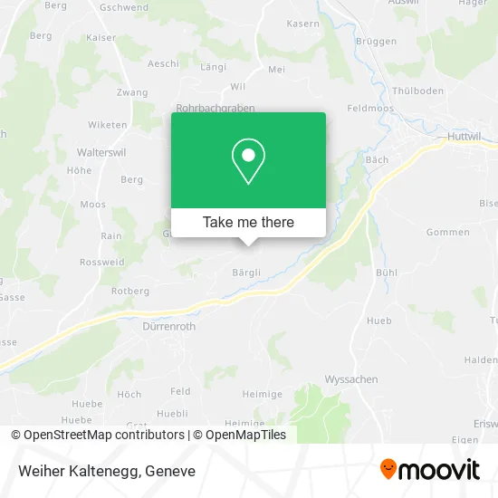 Weiher Kaltenegg map