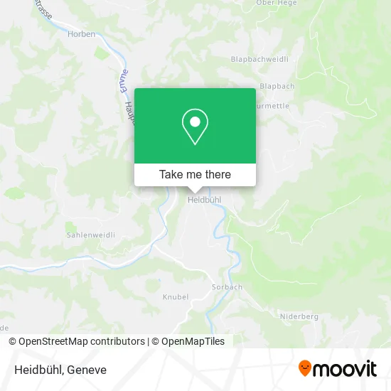 Heidbühl map
