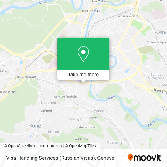 Visa Handling Services (Russian Visas) map