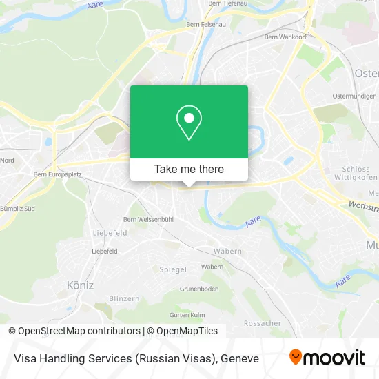 Visa Handling Services (Russian Visas) map