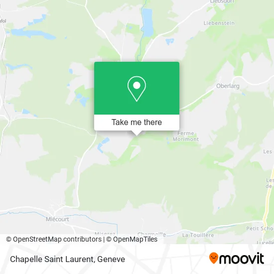 Chapelle Saint Laurent map