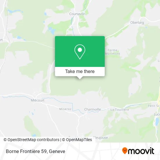 Borne Frontière 59 map