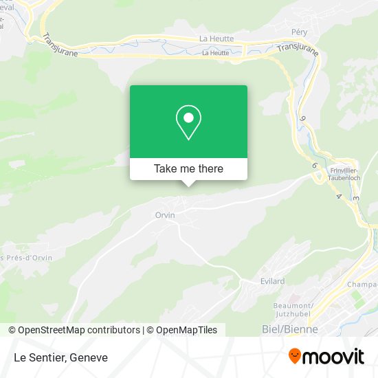 Le Sentier map