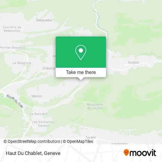 Haut Du Chablet map
