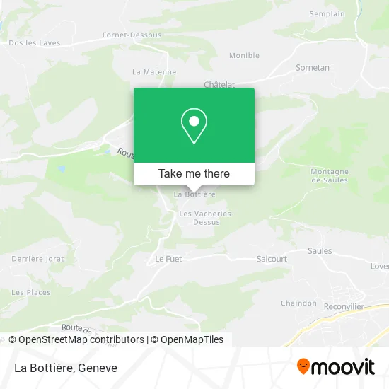 La Bottière map