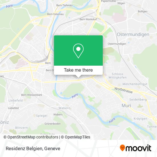 Residenz Belgien map