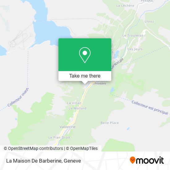 La Maison De Barberine map