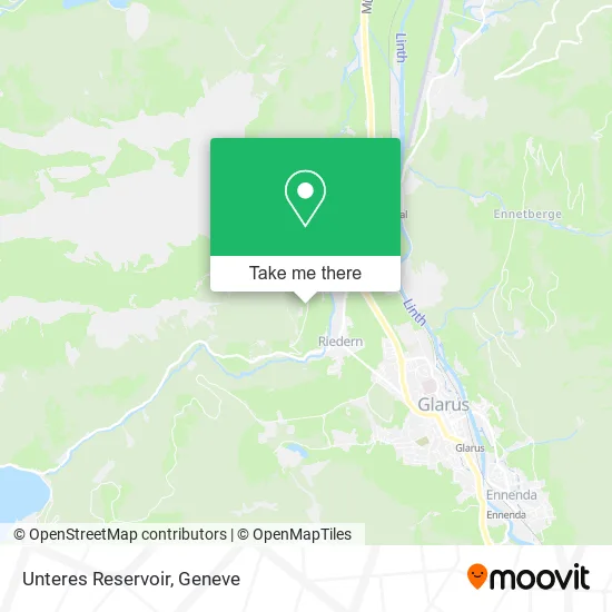 Unteres Reservoir map