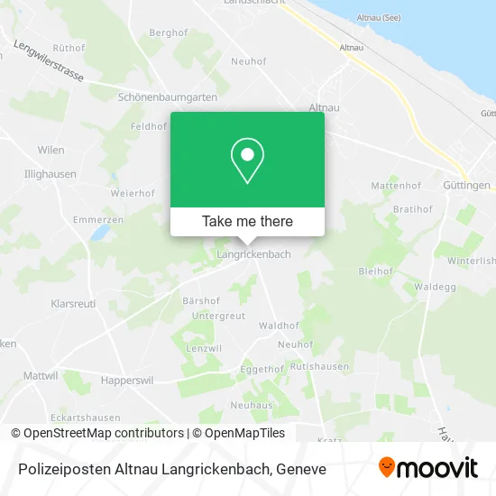 Polizeiposten Altnau Langrickenbach map