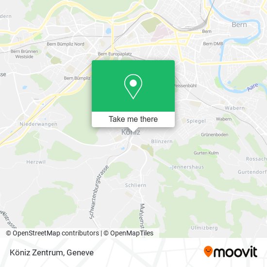 Köniz Zentrum map