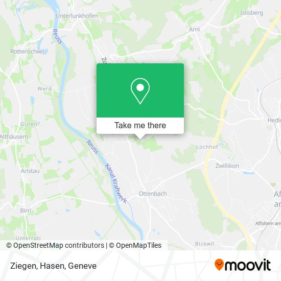 Ziegen, Hasen map