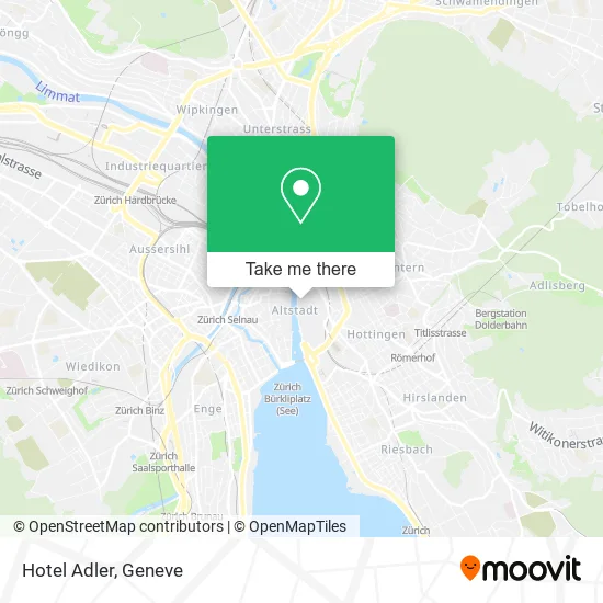 Hotel Adler map