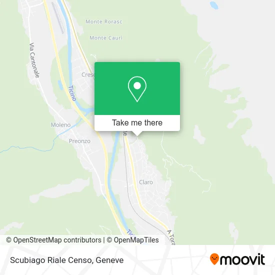 Scubiago Riale Censo map