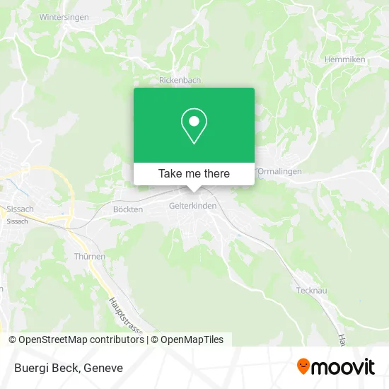 Buergi Beck map