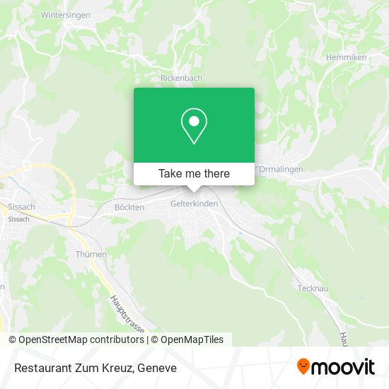 Restaurant Zum Kreuz map
