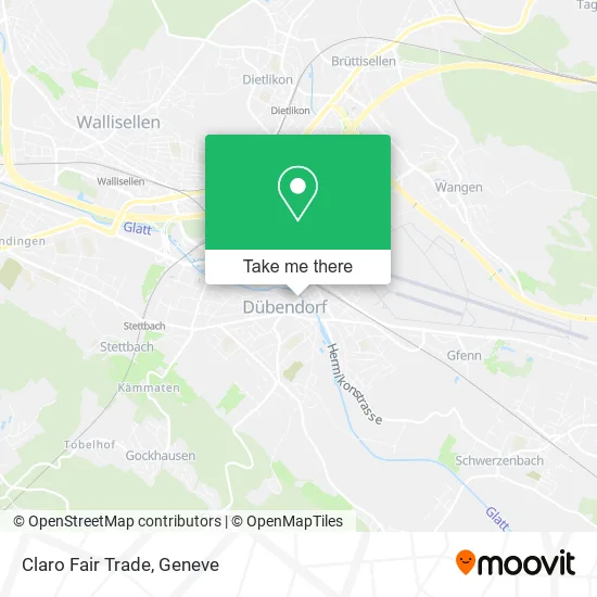 Claro Fair Trade map