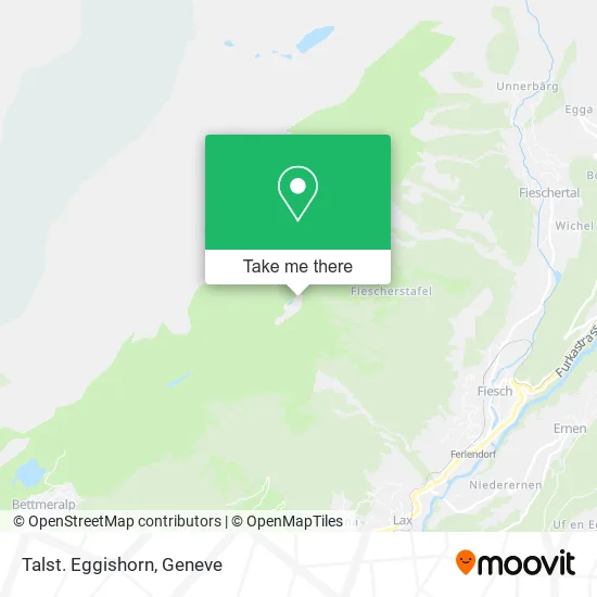 Talst. Eggishorn map