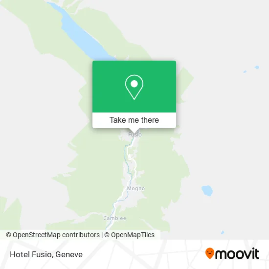 Hotel Fusio map