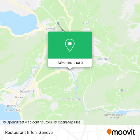 Restaurant Erlen map