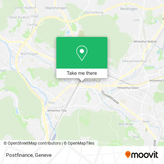 Postfinance map