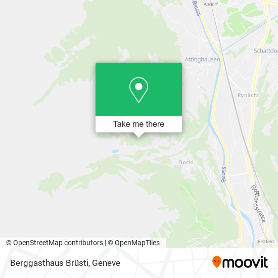 Berggasthaus Brüsti map