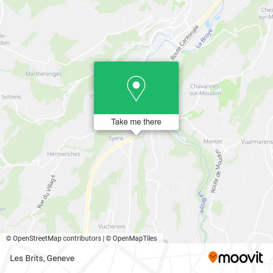 Les Brits map