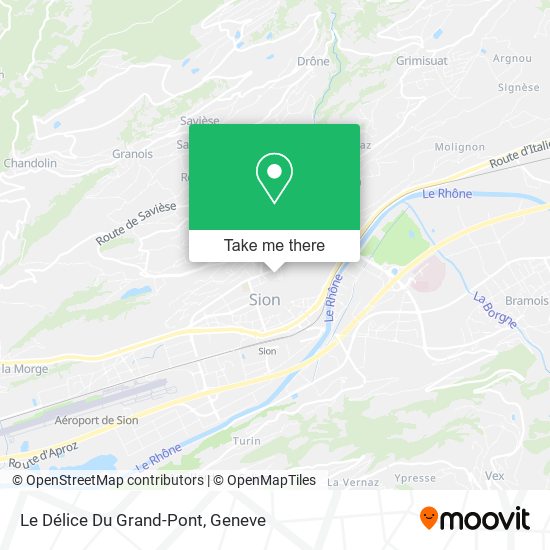 Le Délice Du Grand-Pont map