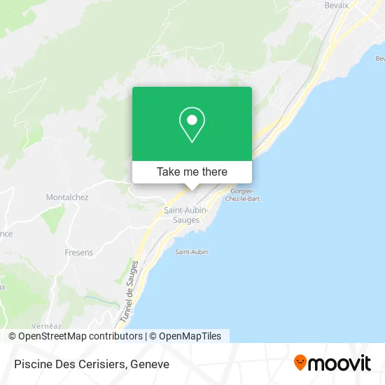 Piscine Des Cerisiers map