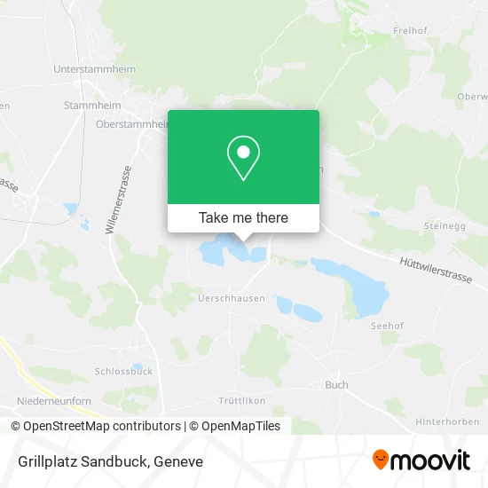 Grillplatz Sandbuck map