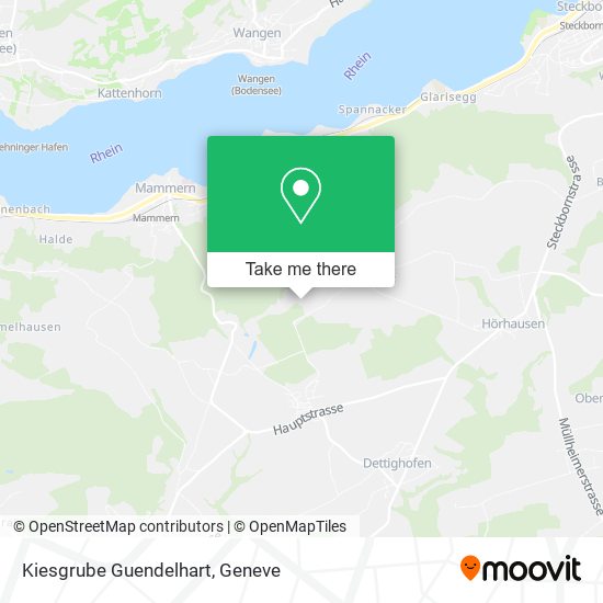 Kiesgrube Guendelhart map