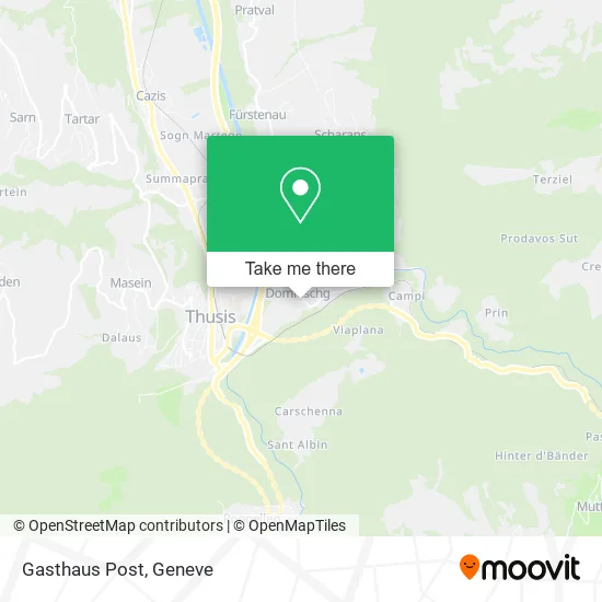 Gasthaus Post map