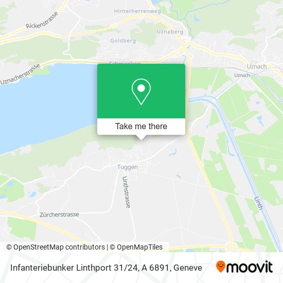 Infanteriebunker Linthport 31 / 24, A 6891 map