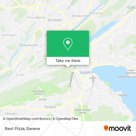 Best Pizza map