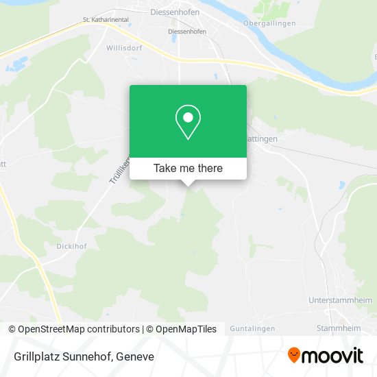 Grillplatz Sunnehof map