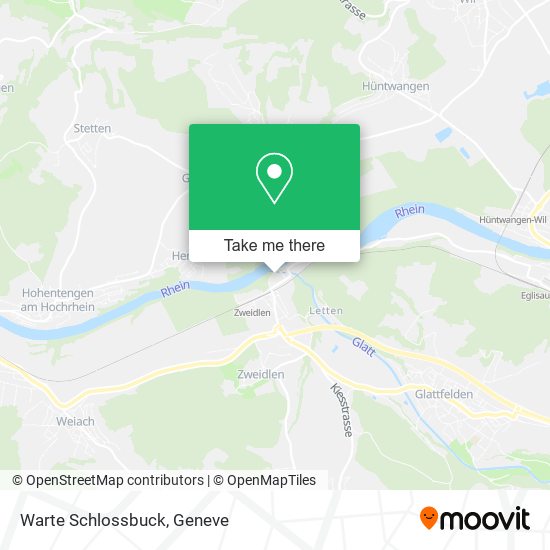 Warte Schlossbuck map
