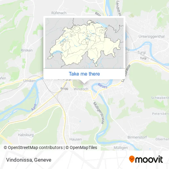Vindonissa map