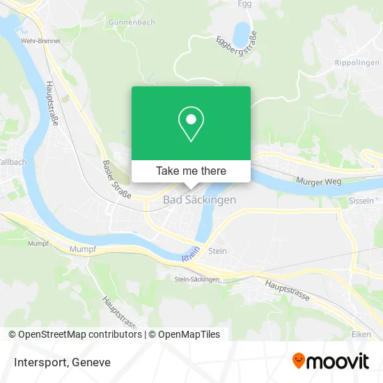 Intersport map