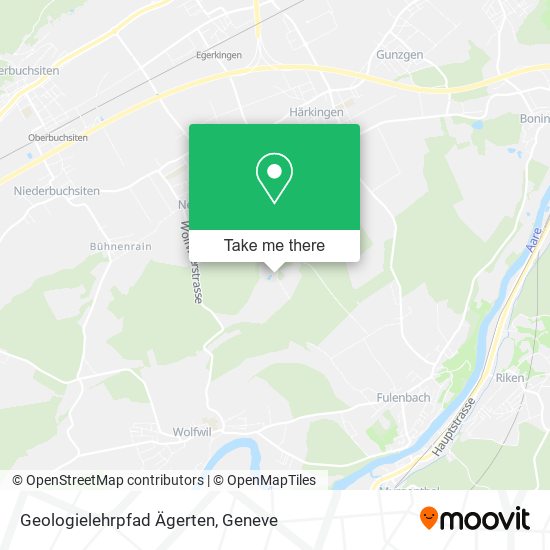 Geologielehrpfad Ägerten map