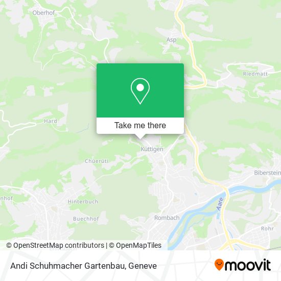 Andi Schuhmacher Gartenbau map