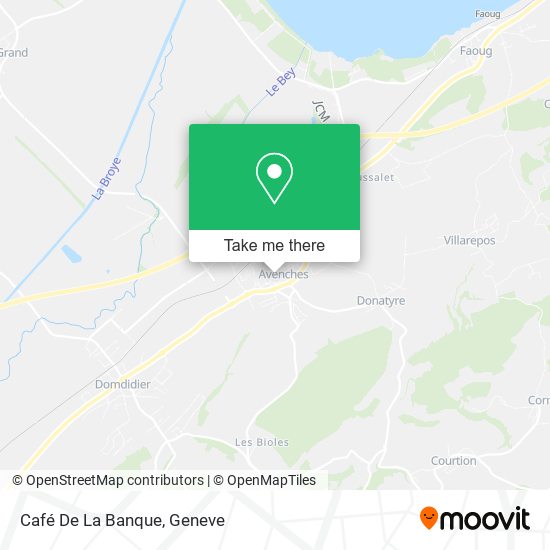 Café De La Banque map