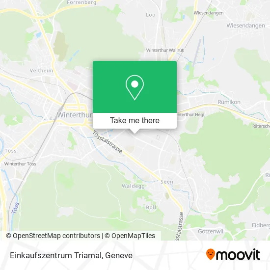 Einkaufszentrum Triamal map