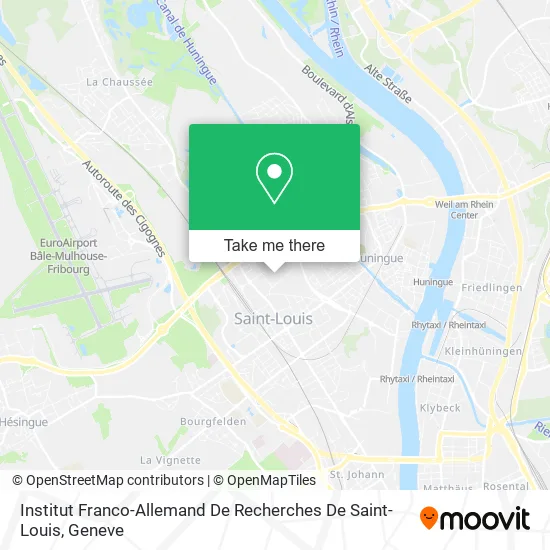 Institut Franco-Allemand De Recherches De Saint-Louis map