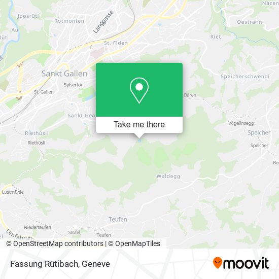 Fassung Rütibach map