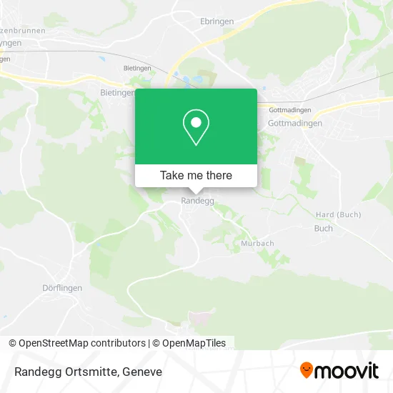 Randegg Ortsmitte map