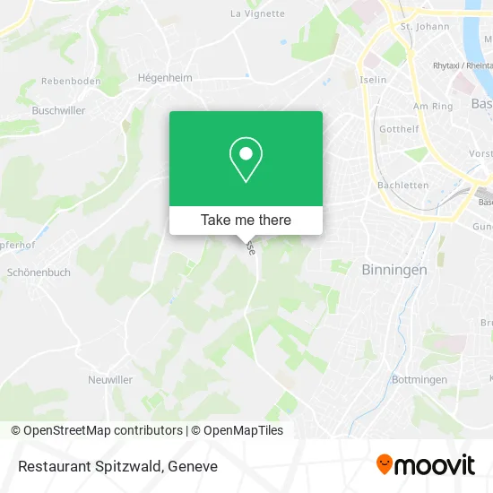 Restaurant Spitzwald plan