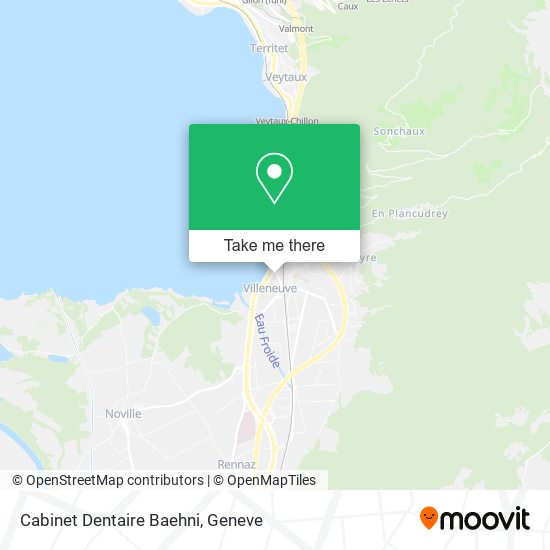 Cabinet Dentaire Baehni map