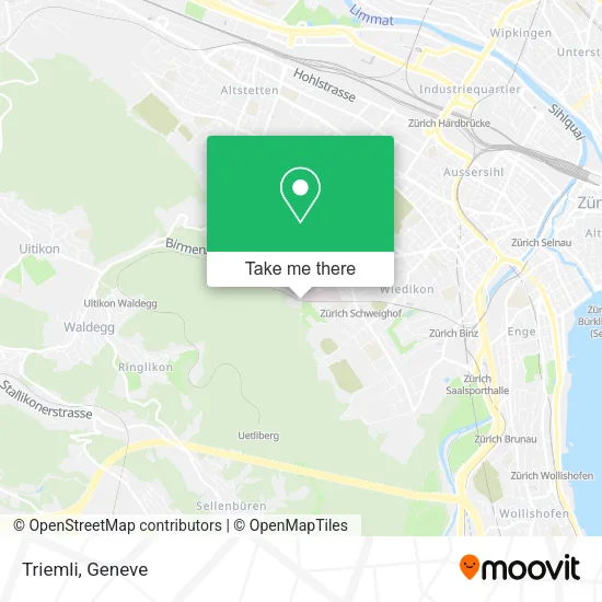 Triemli map
