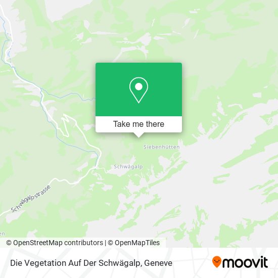 Die Vegetation Auf Der Schwägalp plan