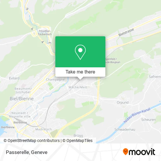 Passerelle map